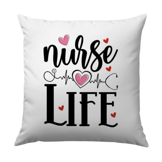 Nurse Life Pillow, Heartbeat Pillow, Heart Pillow, Nurse Gift Idea, Medical Pillow, Nurse Appreciation Gift, Nursing School Graduate Pillow - Tawshia
