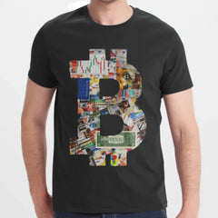 Trendy Bitcoin Logo Graphic Design T-Shirt product type