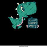 Cute Green Dinosaur Cartoon with Fun Quote product