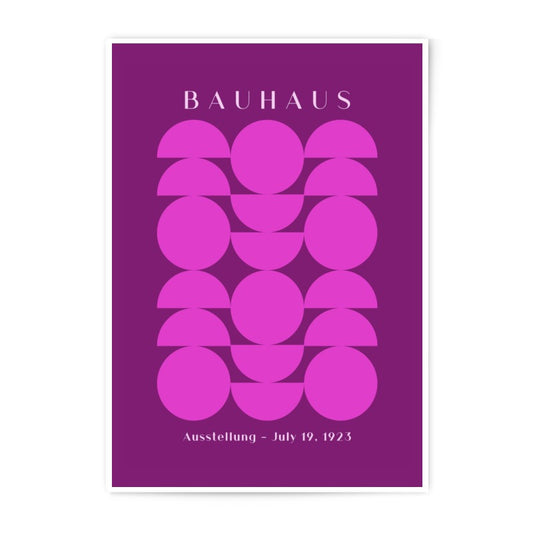 Bauhaus Exhibition 1923, Photographic Print, Modern Art Poster, Geometric Print, Abstract Art Print, Wall Art Decor - Tawshia