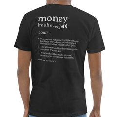 Humorous Money Definition T-shirt Fun Novelty Gift product type