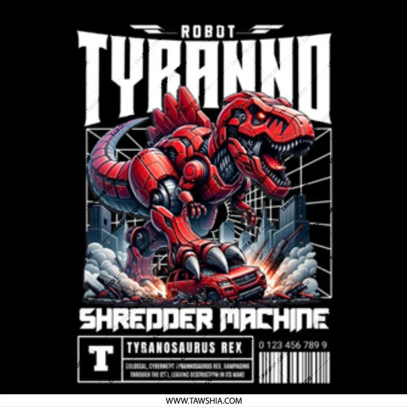 Robot Tyranno Shredder Machine Toy Product