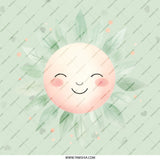 Cute Sun Pinback, Smiling Sun Button, Floral Pinback, Aesthetic Pin, Kawaii Pin, Pastel Pin, Kids Pin, Trendy Gift, Button Pinback - Tawshia