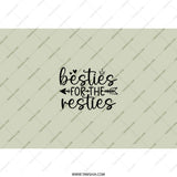 Besties For The Resties Tumbler, Cute Best Friend Gift, Friendship Tumbler, Gift For Her, Bff Tumbler, Matching Bestie Tumbler - Tawshia