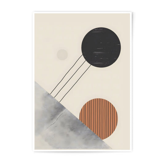Abstract Photographic Print, Modern Art Print, Geometric Wall Art, Circle Art, Home Decor, Minimalist Art, Unique Gift Idea - Tawshia
