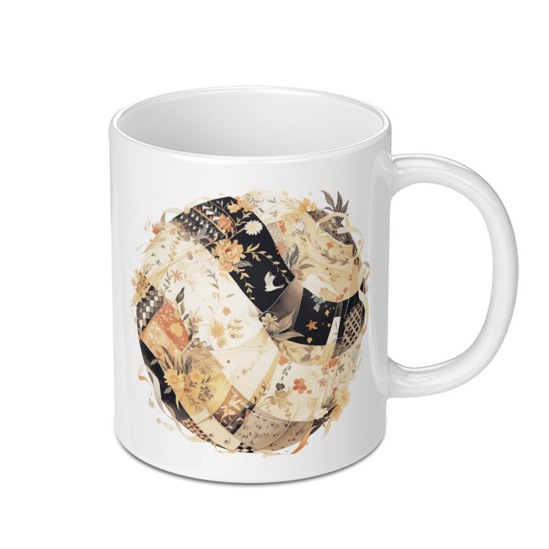 Vintage Geisha Art Mug, Japanese Culture Coffee Mug, Aesthetic Asian Design Cup, Unique Oriental Tea Mug, Gift For Her, Stylish Ceramic Mug - Tawshia