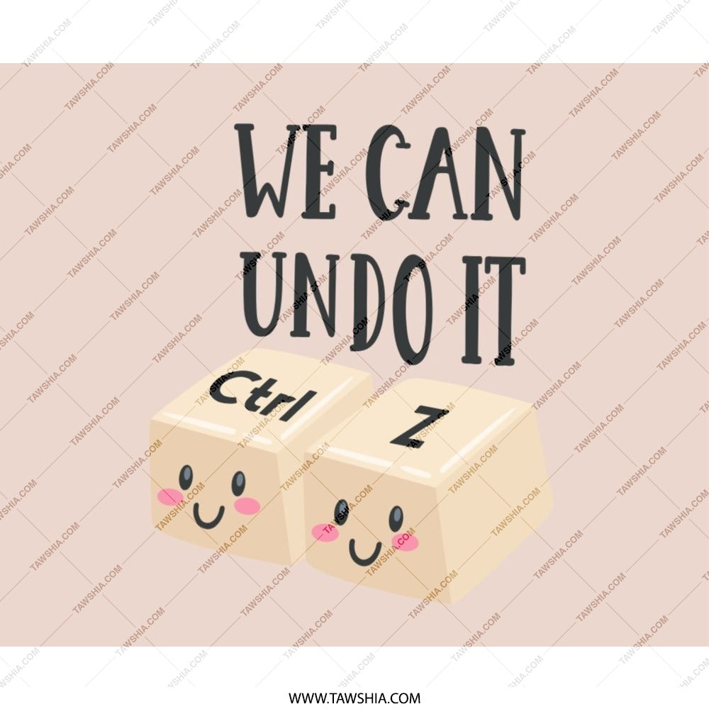 Ctrl Z Mouse Pad, Undo It Mousepad, Funny Mouse Pad, Office Mouse Pad, Keyboard Keys Mousepad, Computer Lover Gift, Cute Mouse Pad - Tawshia