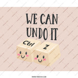 Ctrl Z Mouse Pad, Undo It Mousepad, Funny Mouse Pad, Office Mouse Pad, Keyboard Keys Mousepad, Computer Lover Gift, Cute Mouse Pad - Tawshia