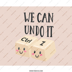 Ctrl Z Mouse Pad, Undo It Mousepad, Funny Mouse Pad, Office Mouse Pad, Keyboard Keys Mousepad, Computer Lover Gift, Cute Mouse Pad - Tawshia