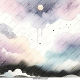 Watercolor Sky Pinback Button, Aesthetic Clouds Badge, Pastel Landscape, Unique Gift, Button Collection, Trendy Accessory, Backpack Pin - Tawshia