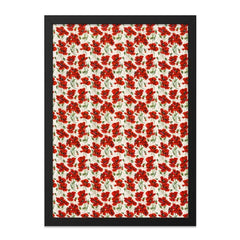 Red Poppies Wall Art, Floral Print, Botanical Decor, Flower Wall Decor, Modern Home Decor, Nature Inspired Art, Red Flower Art - Tawshia