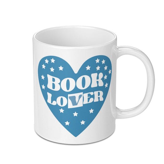 Book Lover Mug, Heart Design, Reading Gift, Librarian Gift, Bookish Mug, Reader Mug, Cute Mug, Book Worm Gift, Coffee Mug, Tea Mug - Tawshia