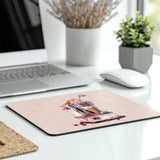 Retro Ice Cream Stand Design Mouse Pad product type