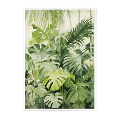 Tropical Leaves Photographic Print, Botanical Wall Art, Jungle Decor, Greenery Print, Monstera Leaf, Palm Leaf, Nature Photography - Tawshia
