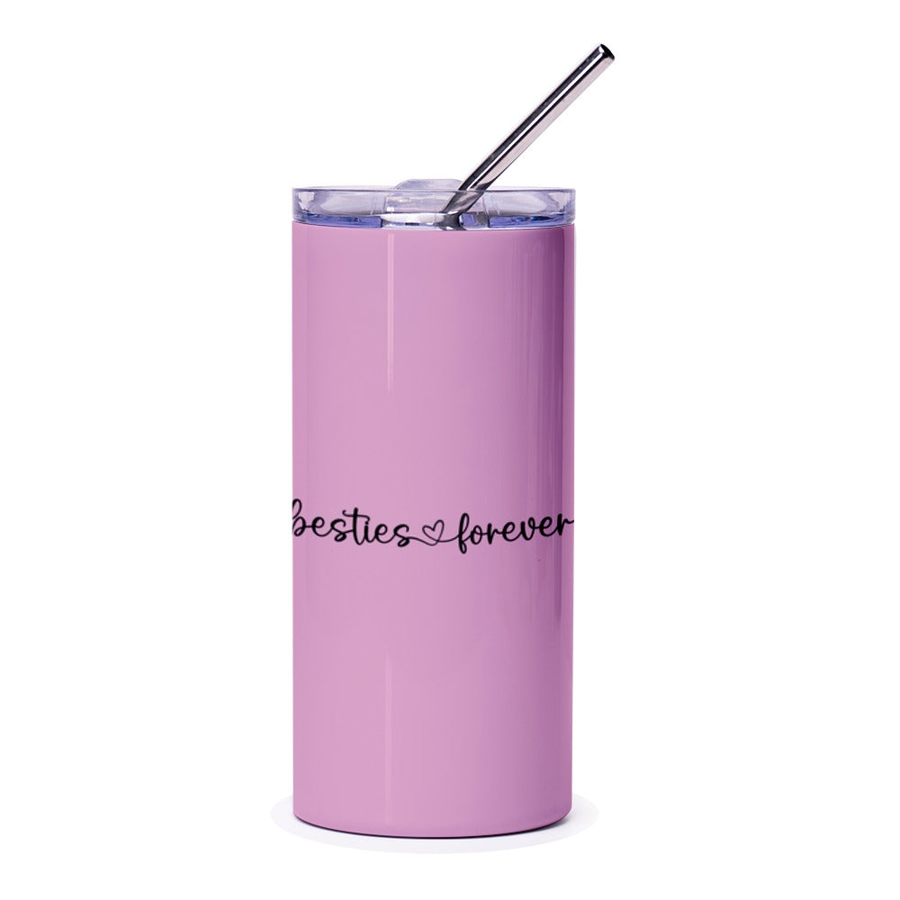 Besties Forever Tumbler, Friendship Tumbler, Best Friend Gift, Bestie Tumbler, Gift for Her, Soul Sister Tumbler, BFF Tumbler - Tawshia
