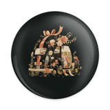Floral Car Pinback Button, Cute Car Button, Gift Pin, Flower Car, Car Lover, Unique Button, Accessories, Trendy Pinback Button - Tawshia