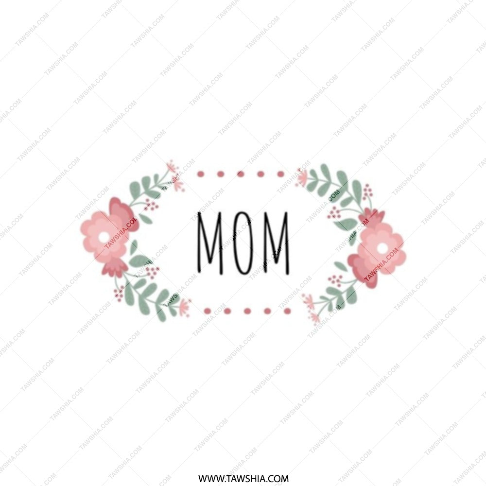 Floral Mom Pocket Mirror, Cute Mothers Day Gift, Mom Birthday Present, Travel Mirror, Purse Mirror, Handbag Mirror - Tawshia
