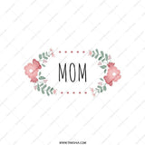 Floral Mom Pocket Mirror, Cute Mothers Day Gift, Mom Birthday Present, Travel Mirror, Purse Mirror, Handbag Mirror - Tawshia