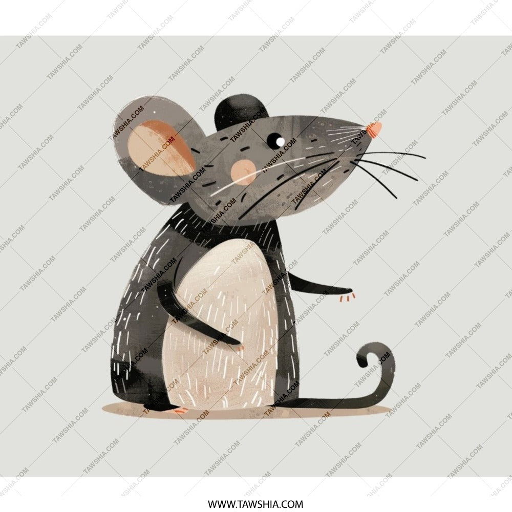 Cute Mouse BackPack, Animal Backpack, Cartoon Rat, School Bag, Stylish Back Pack, Laptop Bag, Kids Backpack, Rodent Backpack, Gift Idea - Tawshia