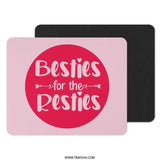 Besties Mouse Pad, Gift For Best Friend, Friends Forever, Cute Desk Decor, BFF Gift Idea, Friendship Gift, Girlfriends Mousepad - Tawshia