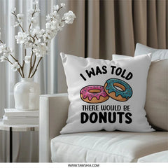 Donut Pillow, Funny Food Pillow, Treat Pillow, Novelty Donut Decor, Sweet Tooth Gift, Sprinkle Donut Cushion, Dessert Lover Pillow - Tawshia