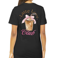 Latte Love Club Graphic Back Print Shirt product type