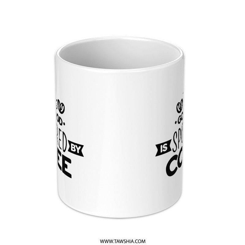 Coffee Lover Mug, Good Mood Mug, Sponsored By Coffee Mug, Funny Coffee Mug, Caffeine Mug, Gift For Coffee Lovers, Coffee Addict Mug - Tawshia