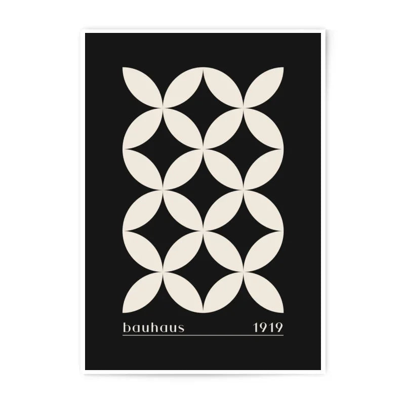Bauhaus 1919 Photographic Print, Geometric Art Print, Modern Art Print, Minimalist Wall Art, Bauhaus Poster, Bauhaus Print, Home Decor - Tawshia