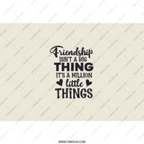 Friendship Isn't A Big Thing, Tumbler For Friend, Friends Forever, Gifts For Best Friends, Tumbler With Straw, Friendship Quote Tumbler - Tawshia