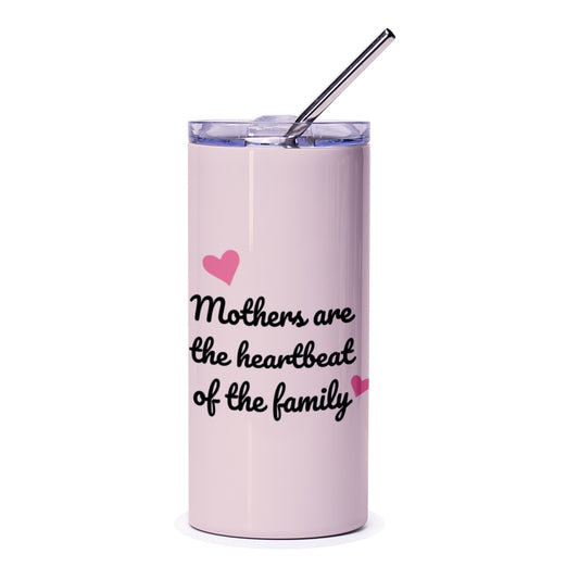 Mothers Heartbeat Tumbler, Mom Life Tumbler, Mothers Day Gift, Gift For Mom, Family Love, Heart Tumbler, Mom Heartbeat, Unique Tumbler - Tawshia