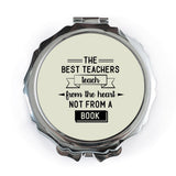 Best Teacher Pocket Mirror, Teacher Appreciation Gift, Gift For Teacher, Heartfelt Teacher, Teacher From The Heart, Pocket Mirror - Tawshia