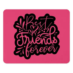 Best Friends Forever Mouse Pad, Friendship Gift, Cute Desk Accessory, Pink Desk Decor, Gift for Bestie, Office Decor, Computer Accessory - Tawshia