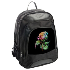 Watercolor Rose Backpack, Floral Art Backpack, Colorful Flower Backpack, Unique Backpack, Trendy Backpack, School Backpack (136 characters) - Tawshia