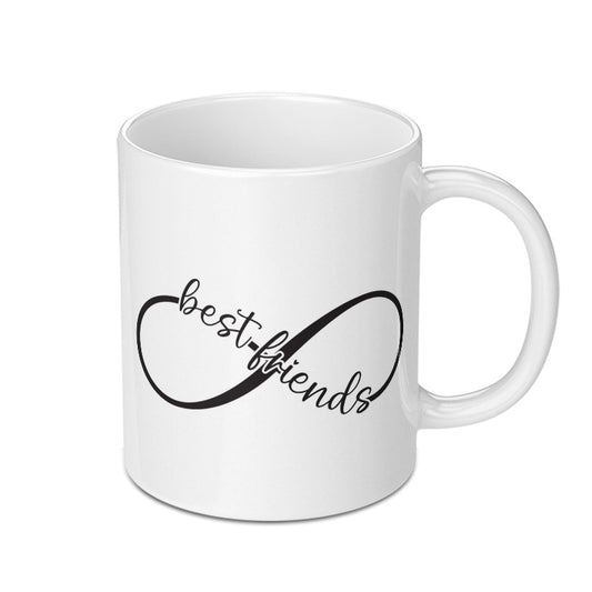 Best Friends Infinity Mug, Friendship Gift, Gift For Bestie, Personalized Mug, Best Friend Forever Mug, Special Friend Mug, Coffee Mug - Tawshia