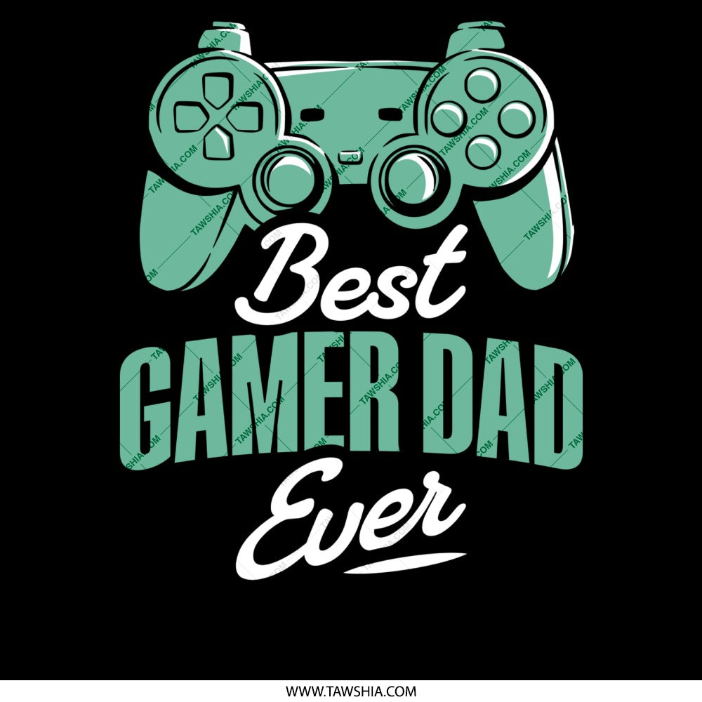Best Gamer Dad Ever Controller Graphic product