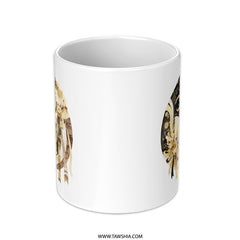 Celestial Floral Mug, Dreamy Moon Coffee Mug, Bohemian Chic Gift, Unique Design Mug, Artistic Beverage Mug, Gift for Her Mug SKU: MG10004217 - Tawshia
