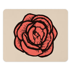 Rose Flower Mouse Pad, Floral Print, Floral Mousepad, Elegant Desk Decor, Computer Accessories, Flower Art Mousepad, Gift for Her - Tawshia