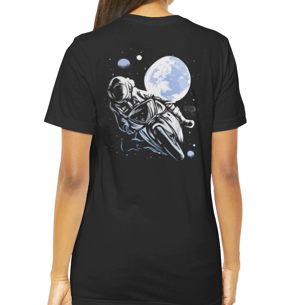 Astronaut Racing Moon Graphic T-Shirt product