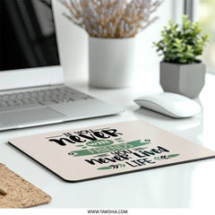 Friends Life Mouse Pad, Best Friends Quote, Friendship Gift, Desk Accessories, Motivational Mousepad, Inspirational Decor - Tawshia