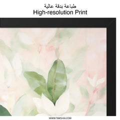 White Magnolia Wall Art, Floral Print, Botanical Art, Home Decor, Elegant Wall Hanging, Gift Idea, Nature Inspired Art, Magnolia Painting - Tawshia