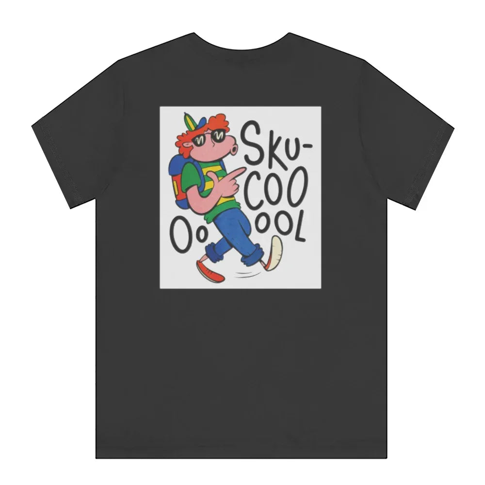 Skill Cool Walking Cartoon Design T-Shirt product