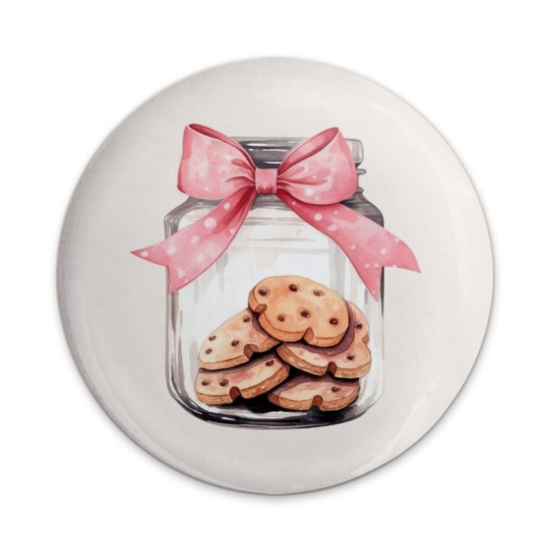 Cookie Jar Pinback Button, Cute Button, Sweet Treat Button, Gift for Baker, Foodie Pin, Kawaii Button, Funny Button, Stylish Badge - Tawshia
