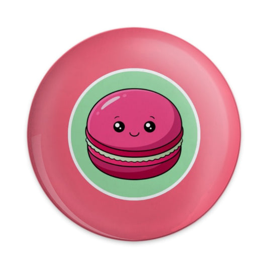 Macaron Pinback Button, Cute Food Button, Kawaii Macaron Pin, Dessert Lover Gift, Sweet Treat, Unique Button, Gift For Baker, Foodie - Tawshia
