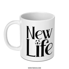 New Life Soccer Themed Mug Cup Gift Product