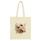 Floral Bouquet Tote Bag, Botanical Design Handbag, Stylish Everyday Tote, Gift for Her, Trendy Shopping Bag, Flower Power Carryall - Tawshia