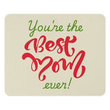 Best Mom Ever Mouse Pad, Mother's Day Gift, Mom Appreciation, Fun Office Decor, Cute Computer Accessory, Gift for Her - Tawshia