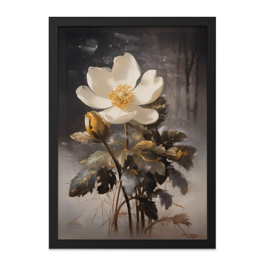 Anemone Wall Art, Floral Print, Flower Wall Decor, Botanical Art, Elegant Flower Decor, Nature Art, Home Decor, Modern Wall Art - Tawshia