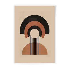 Abstract Geometric Photographic Print, Mid Century Modern Art Print, Minimalist Wall Decor, Bauhaus Style Print, Arch Art, Home Decor - Tawshia
