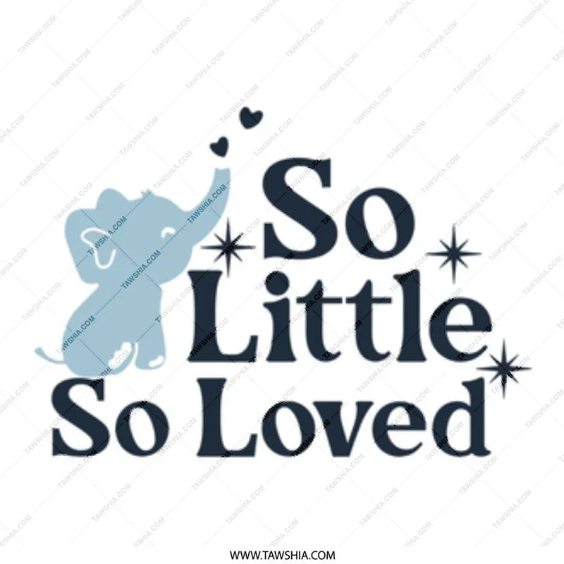 So Little So Loved Mug, Elephant Mug, New Baby Gift, Baby Shower Gift Idea, Cute Elephant, Baby Boy, Baby Girl, Coffee Cup - Tawshia