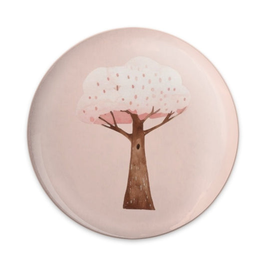Pink Tree Pinback Button, Watercolor Tree Button, Nature Lover Gift, Floral Pin, Pastel Button, Cute Button, Trendy Button, Accessories - Tawshia